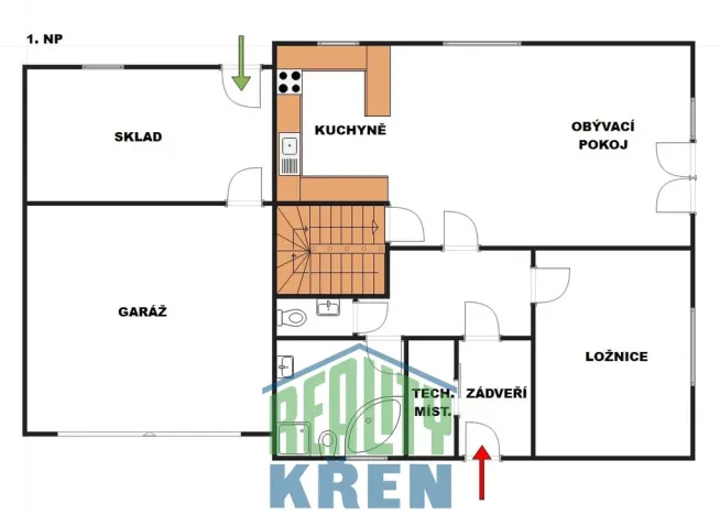 Prodej rodinného domu, Ptice, Uhlířská, 172 m2