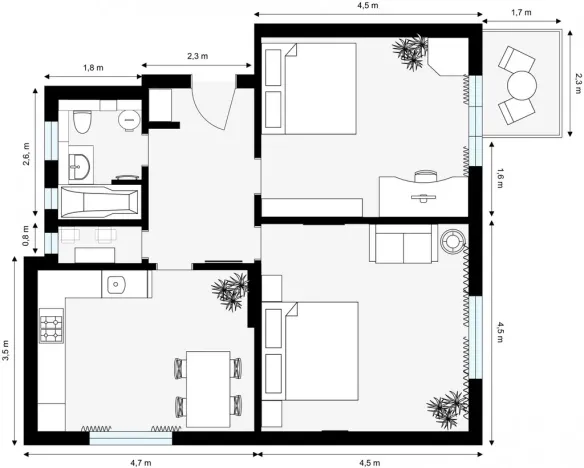 Prodej bytu 2+1, Říčany - Radošovice, nám. Československé armády, 85 m2
