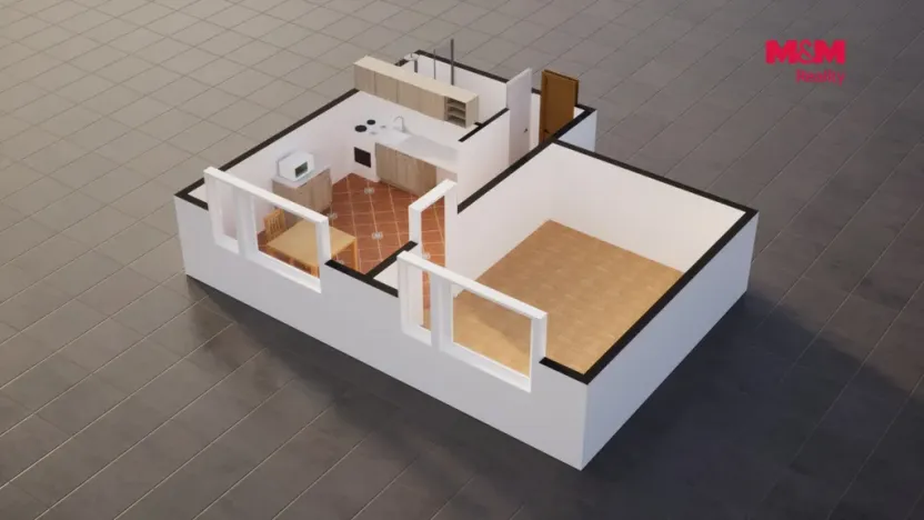 Prodej bytu 1+1, Děčín - Děčín III-Staré Město, Oblouková, 36 m2