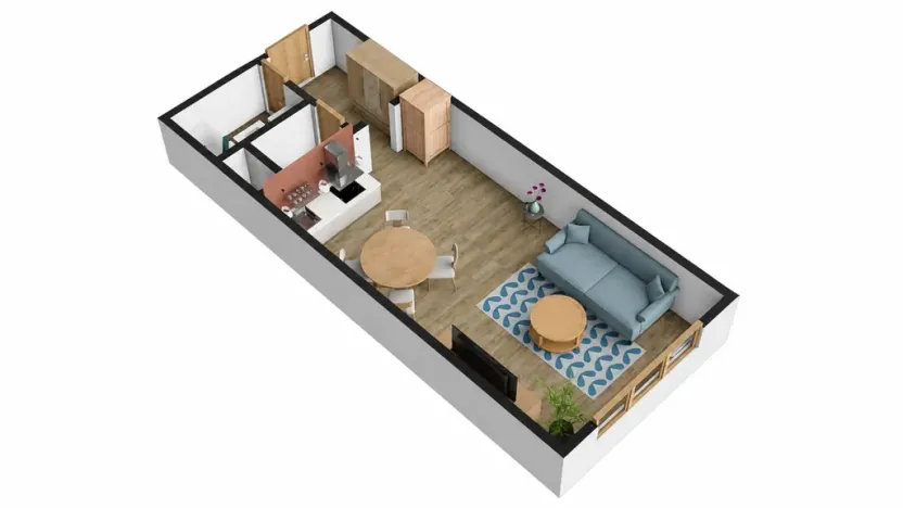 Prodej bytu 1+kk, Tábor, Havanská, 30 m2