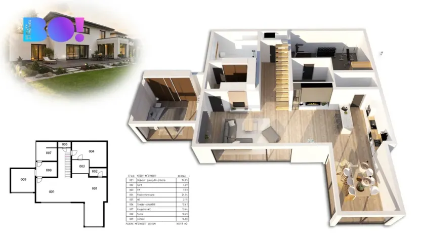 Prodej rodinného domu, Kamenice, 293 m2