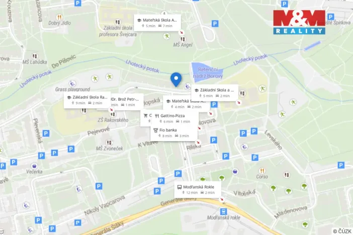 Prodej bytu 4+1, Praha - Modřany, Rakovského, 90 m2