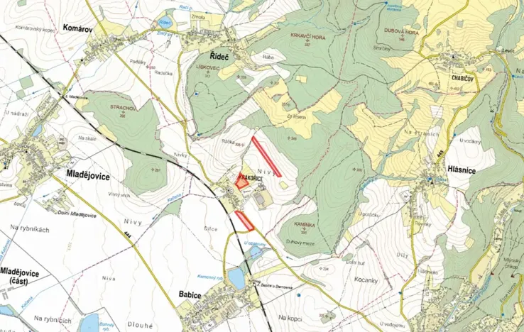 Prodej pole, Šternberk, 44202 m2
