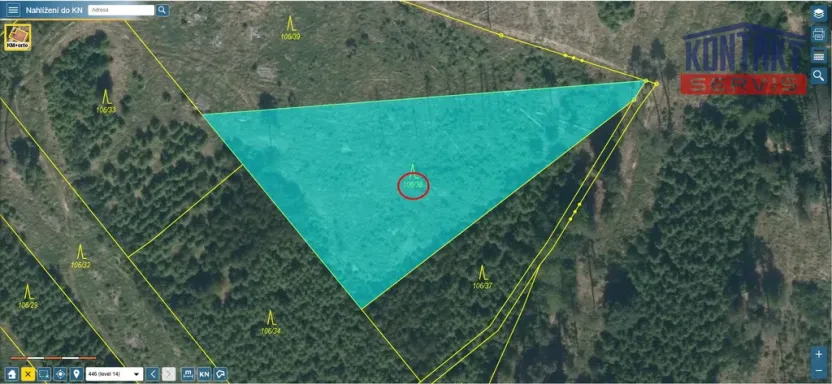 Prodej lesa, Tehov - Nemíž, 3892 m2