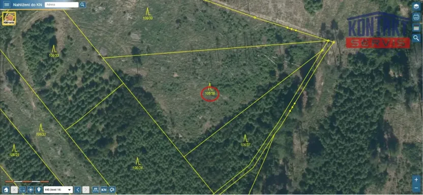Prodej lesa, Tehov - Nemíž, 3892 m2