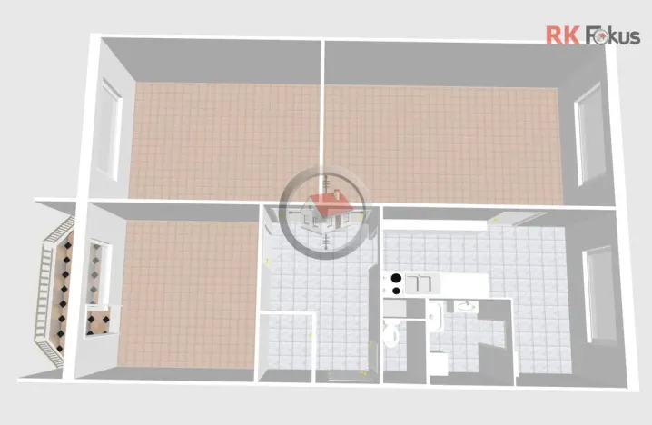 Prodej bytu 3+1, Třebíč - Horka-Domky, Čeloudova, 77 m2