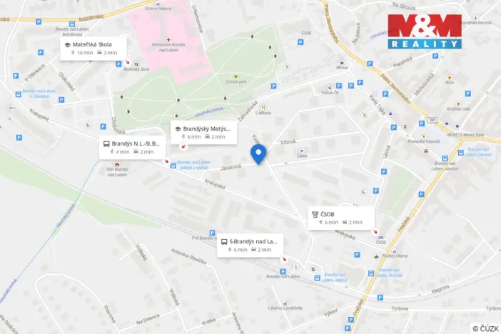 Prodej bytu 3+1, Brandýs nad Labem-Stará Boleslav, Jasanová, 81 m2