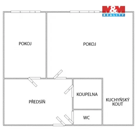 Prodej bytu 2+kk, Most, tř. Budovatelů, 36 m2