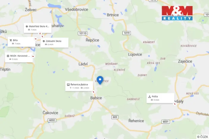 Prodej pozemku pro bydlení, Řehenice - Vavřetice, 894 m2