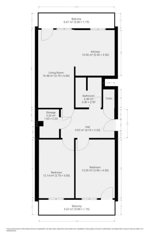 Pronájem bytu 3+kk, Praha - Vršovice, Baškirská, 85 m2