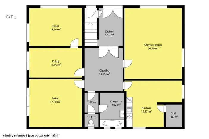 Prodej vícegeneračního domu, Veltruby, Nová, 340 m2