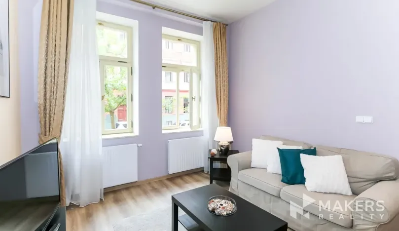 Pronájem bytu 1+1, Praha - Vinohrady, Máchova, 40 m2