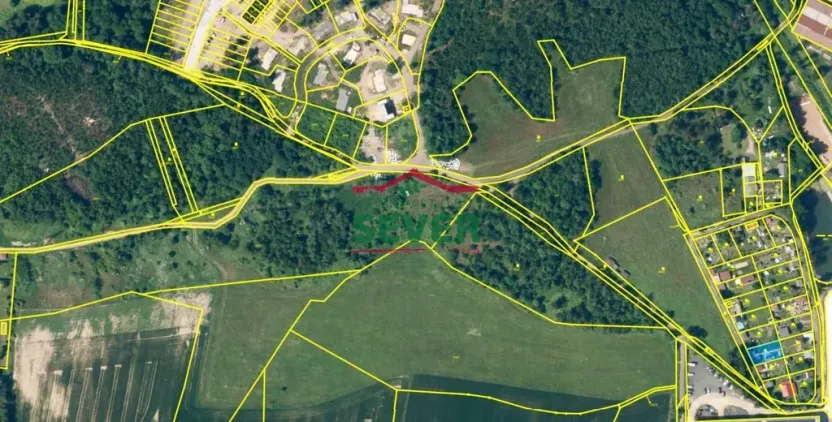Prodej zahrady, Teplice - Hudcov, 351 m2