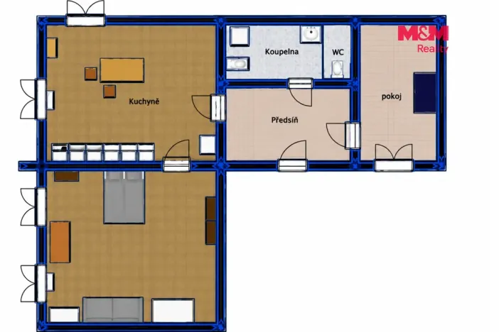 Pronájem chalupy, Maršovice - Řehovice, 70 m2