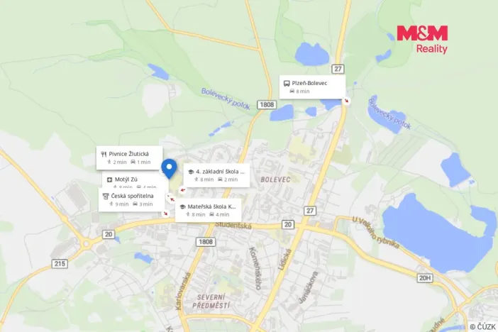 Prodej bytu 4+1, Plzeň - Bolevec, Žlutická, 82 m2