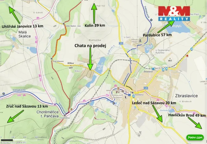 Prodej chaty, Zbraslavice, 47 m2