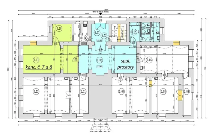 Pronájem kanceláře, Praha - Libeň, Zvonařovská, 56 m2