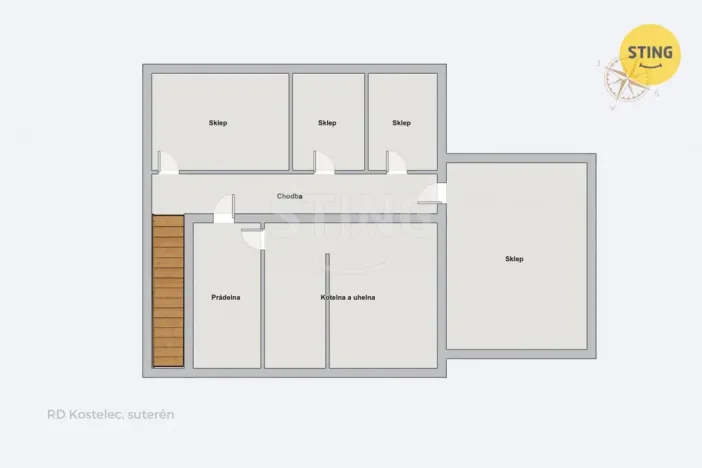 Prodej rodinného domu, Kostelec, 253 m2