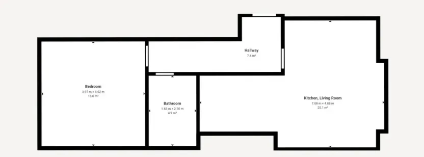 Pronájem bytu 2+kk, Plzeň, Živnostenská, 55 m2