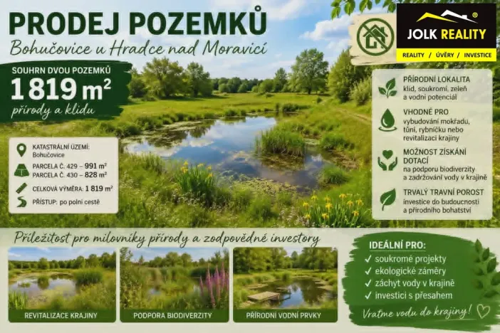 Prodej pozemku, Hradec nad Moravicí - Bohučovice, 1819 m2