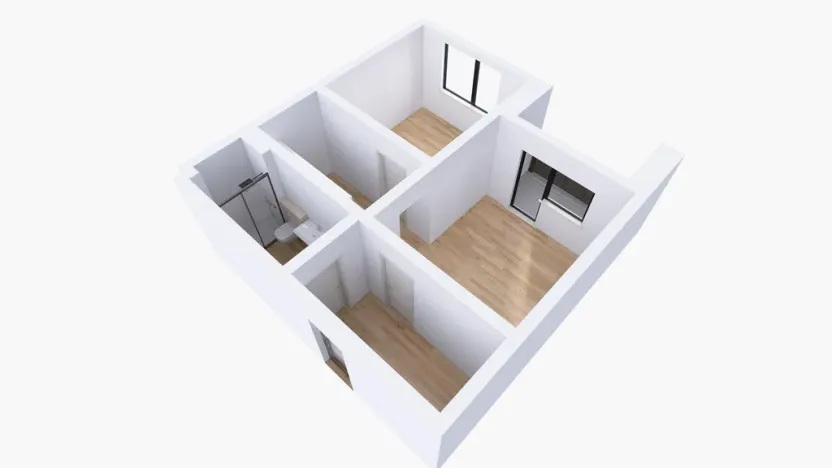 Pronájem bytu 2+1, Bruntál, Zahradní, 43 m2