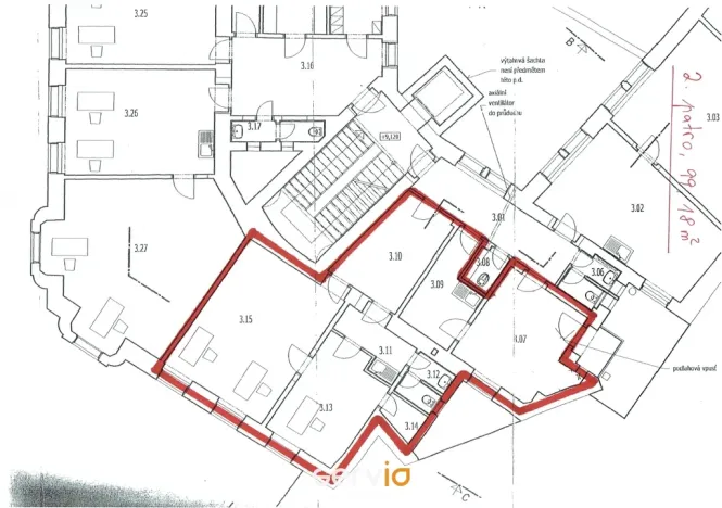 Pronájem kanceláře, Brno, Masarykova, 99 m2