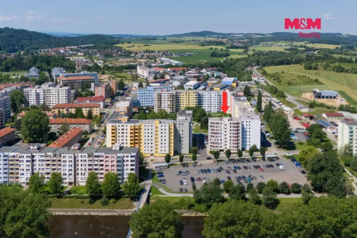 Prodej bytu 1+1, Písek - Pražské Předměstí, Jablonského, 41 m2