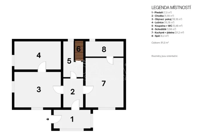 Prodej rodinného domu, Libež, 81 m2
