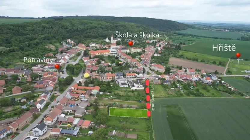 Prodej zahrady, Pustiměř, 1030 m2