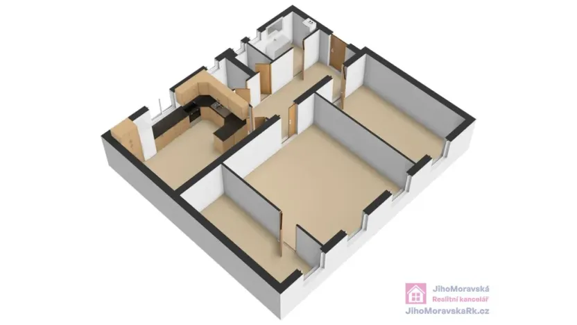 Prodej bytu 3+1, Hodonín, Slavíkova, 95 m2