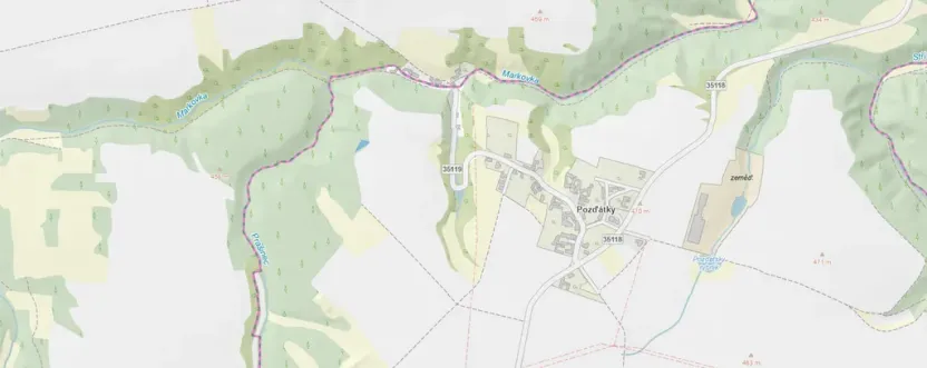 Prodej lesa, Slavičky - Pozďátky, 560 m2