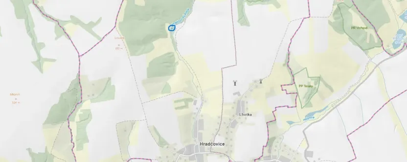 Prodej lesa, Hradčovice, 207 m2