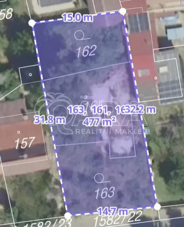 Prodej pozemku pro bydlení, Praha - Dolní Počernice, Nad rybníkem, 477 m2
