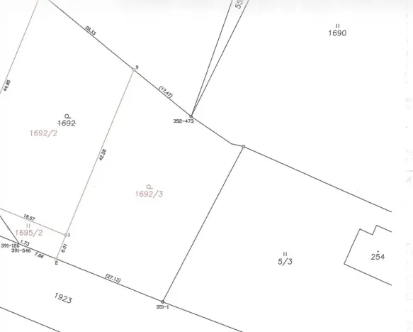 Prodej pozemku pro bydlení, Veliny, 1236 m2