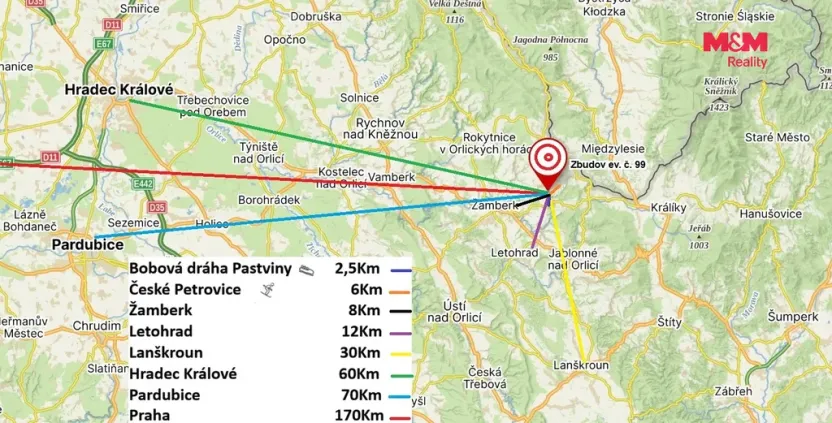 Prodej chaty, Klášterec nad Orlicí - Zbudov, 80 m2