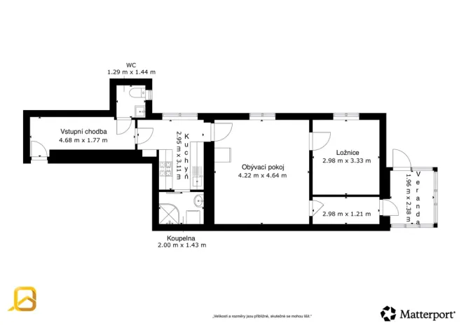 Pronájem bytu 2+1, Holešov, Masarykova, 71 m2