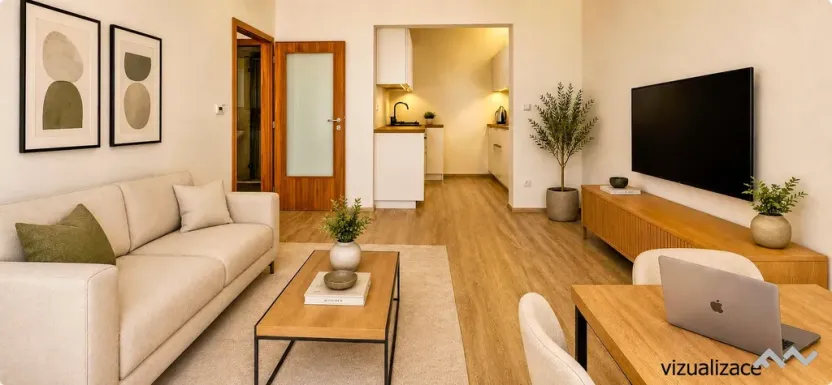 Pronájem bytu 2+kk, Třebíč, Kremláčkova, 46 m2