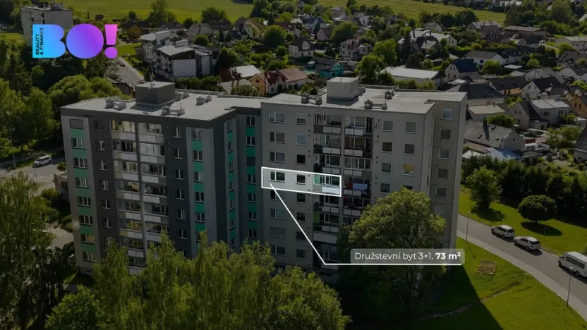 Prodej bytu 3+1, Šumperk, Finská, 69 m2