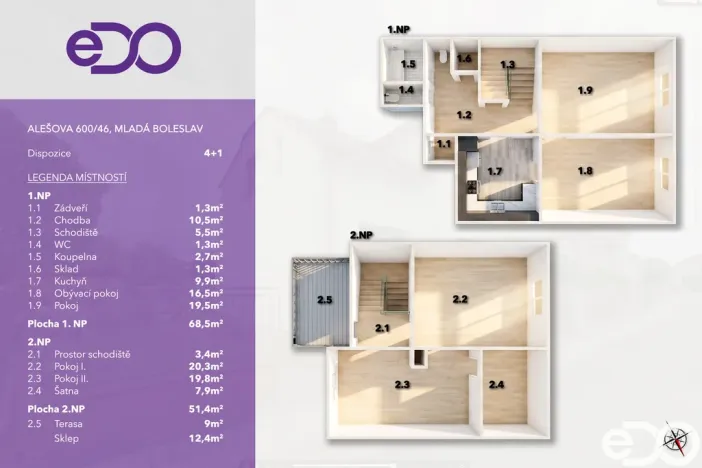 Prodej rodinného domu, Mladá Boleslav, Alešova, 120 m2