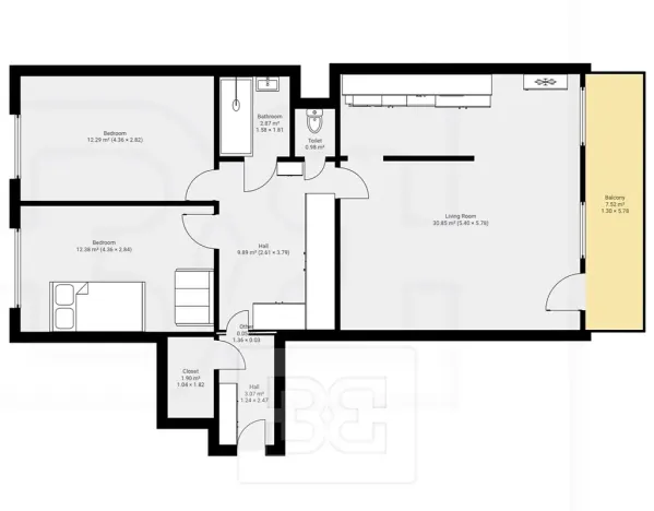 Pronájem bytu 3+kk, Praha - Čimice, Křivenická, 80 m2