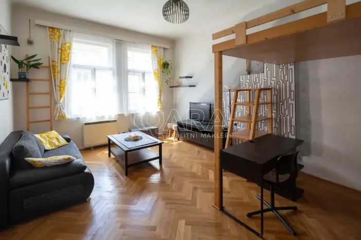 Pronájem bytu 2+kk, Praha - Karlín, Thámova, 43 m2