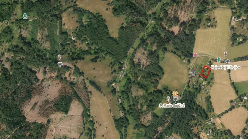 Prodej pozemku pro bydlení, Krásná Lípa - Sněžná, 1531 m2