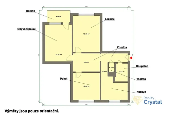 Prodej bytu 3+1, Mariánské Lázně, Bezejmenná, 59 m2