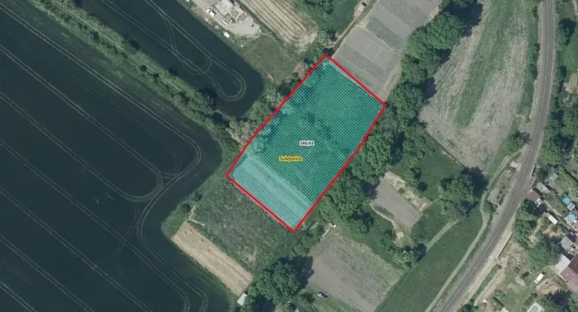 Prodej zahrady, Sulejovice, 3078 m2