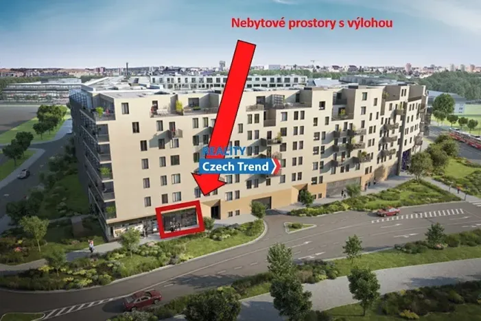 Pronájem obchodního prostoru, Olomouc, Wittgensteinova, 85 m2