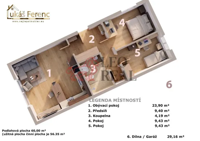 Prodej rodinného domu, Nymburk, Všechlapská, 56 m2