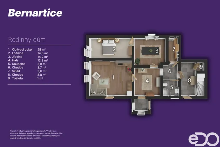 Prodej chalupy, Bernartice, 150 m2