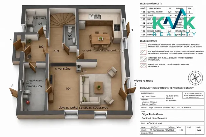 Prodej rodinného domu, Šemnice, 99 m2