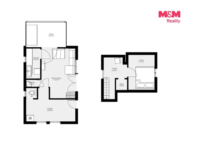 Prodej chaty, Nákří, 45 m2
