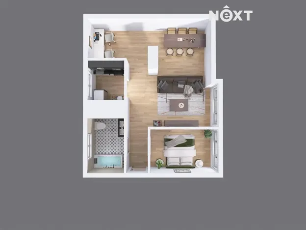 Prodej bytu 2+kk, Vejprnice, Nerudova, 52 m2